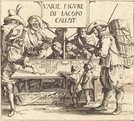 Frontispice for Varie Figure, ca. 1621.