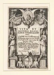 Frontispice, nei. 1 fra The Life of the Virgin
