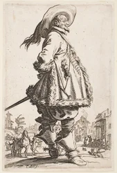 Gentleman in a Pelstrimmet frakk, fra serien «The Nobility of Lorraine»