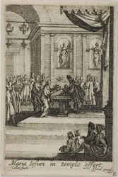 Maria presenterer Kristus i tempelet, fra Jomfru Marias liv