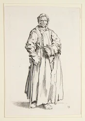 Enøyd kvinne, fra The Beggars (La borgnesse)