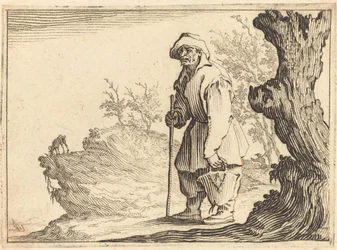 Bonde med sekk, ca. 1617.