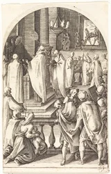 Sankt Basilius feirer messen