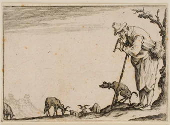 Hyrde som spiller fløyte, fra «Innfallene» (Firenze-utgaven)