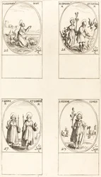St. Calistratus; Sts. Cyprian og Justina; Sts. Comus og Damian; St. Elzear, greve