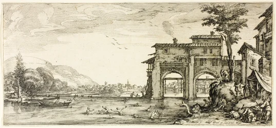 The Bathers, fra forskjellige scener designet i Firenze