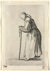 Tiggerne: Tigger ved rosenkransen hennes, ca. 1623.