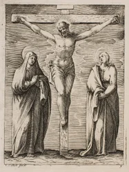 Den hellige jomfru og Sankt Johannes ved korsets fot, fra serien «Bilder av Roma»