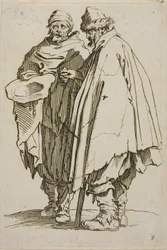 The Blind Man and his Companion, plate ni fra The Beggars