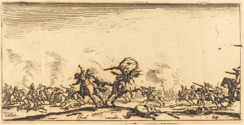 Kavalerikampen med pistoler, ca. 16321634.
