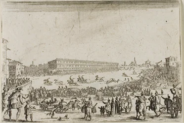 Hesteveddeløpet på Pitti-palasset, i Firenze, fra The Caprices