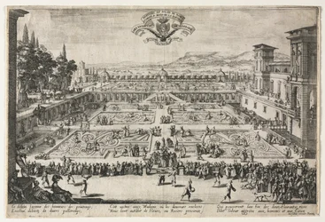 Palace Gardens i Nancy, 1625.