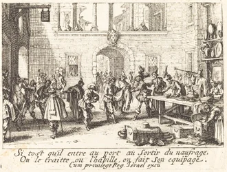 Foreldrene gir gaver, 1635.