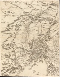 Beleiringen av La Rochelle [plate 6 av 16; sett består av 1952.8.97-112]