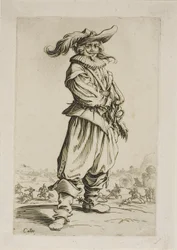 The Soldier with a Plumed Hat, plate tre fra La Noblesse