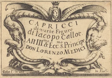 Tittelside for "The Capricci"