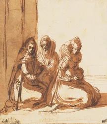 Sittende kvinner