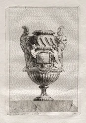 Suite med vaser: Plate 11, 1746.