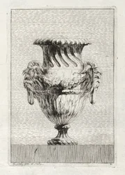 Suite med vaser: Plate 2, 1746.