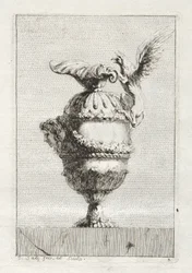 Suite med vaser: Plate 3, 1746.