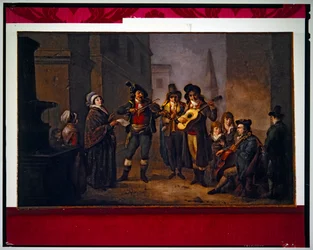 Gatemusikanter i revolusjonært kostyme (maleri)