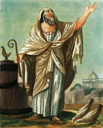 Augur, by Jacques Grasset de Saint-Sauveur (1757-1810), engraving from Ancient Rome, or historical and pictorial description of everything related to Roman people, their military, customs, religious and public life   1117439   no       norwegian Successful