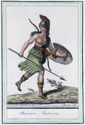 Tidligere Amazon - i "" Encyclopedia of travels"" av Grasset Saint Sauveur, Paris-utgaven