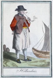 Dutch smoking the pipe Frontispice de l