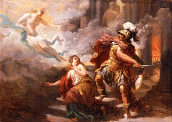 Helena reddet av Venus fra Aeneas
