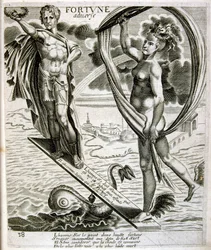 Gravert illustrasjon fra 1600-tallet fra en samling ordtak. Paris 1657–1663. Av Jacques Lagniet (1620–1675). Fransk gravør. Fra ham er det mange samfunnskritiske graveringer og hånlige bilder, som hans til tider groteske og fantastiske illustrasjoner.
