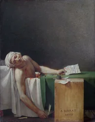 Fransk: La Mort de Marat Marats død