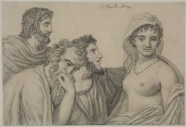 Phryné foran dommerne, ca. 1816-1820.
