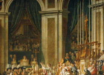 Napoleons kroning i Notre-Dame …