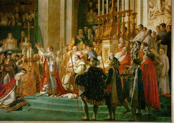 Napoleons kroning i Notre-Dame …