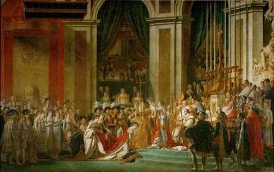 Kroningen av Napoleon i Notre-Dame …
