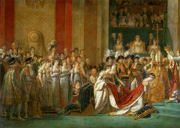 Kroningen av Napoleon i Notre-Dame …