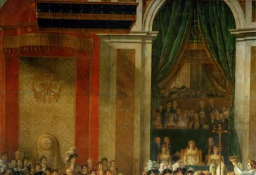 Kroningen av Napoleon i Notre-Dame …