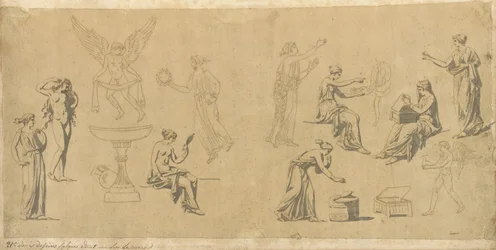 Studier av klassiske kvinner, med Eros