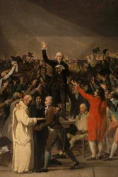 Tennisbaneeden, 20. juni 1789, detalj