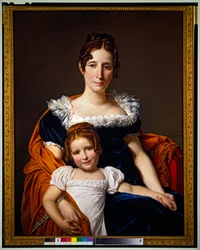 Viscountess Vilain XIII og datteren hennes