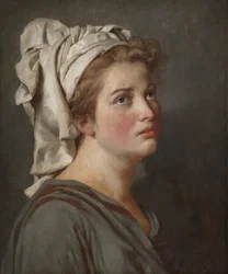 Ung kvinne med turban, ca. 1780
