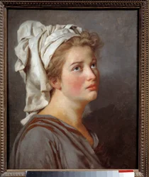 Ung kvinne i turban