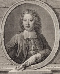Portrett av komponisten Jean-François Lallouette 1651-1728.