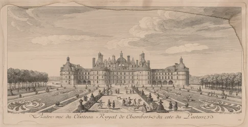 Chateau Chambord fra hagene