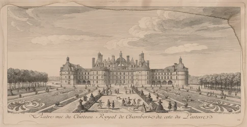 Chateau Chambord fra hagene.