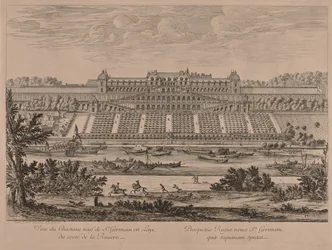 Chateau of St. Germain en Laye fra elven.