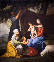 Resten av den hellige familie, 1630–40 (olje på lerret)