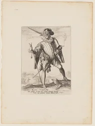 Soldat med Arquebus, fra offiserer og soldater fra livvakten til keiser Rudolf II