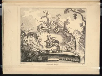 Design for en kartusj med kreps (horisontalt)