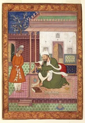 En lærd mann med sin elev, ca. 1570